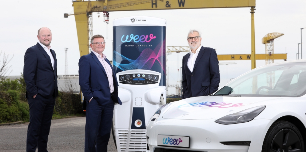 New start up Weev plans £20m Electric Vehicle infrastructure network for Northern Ireland