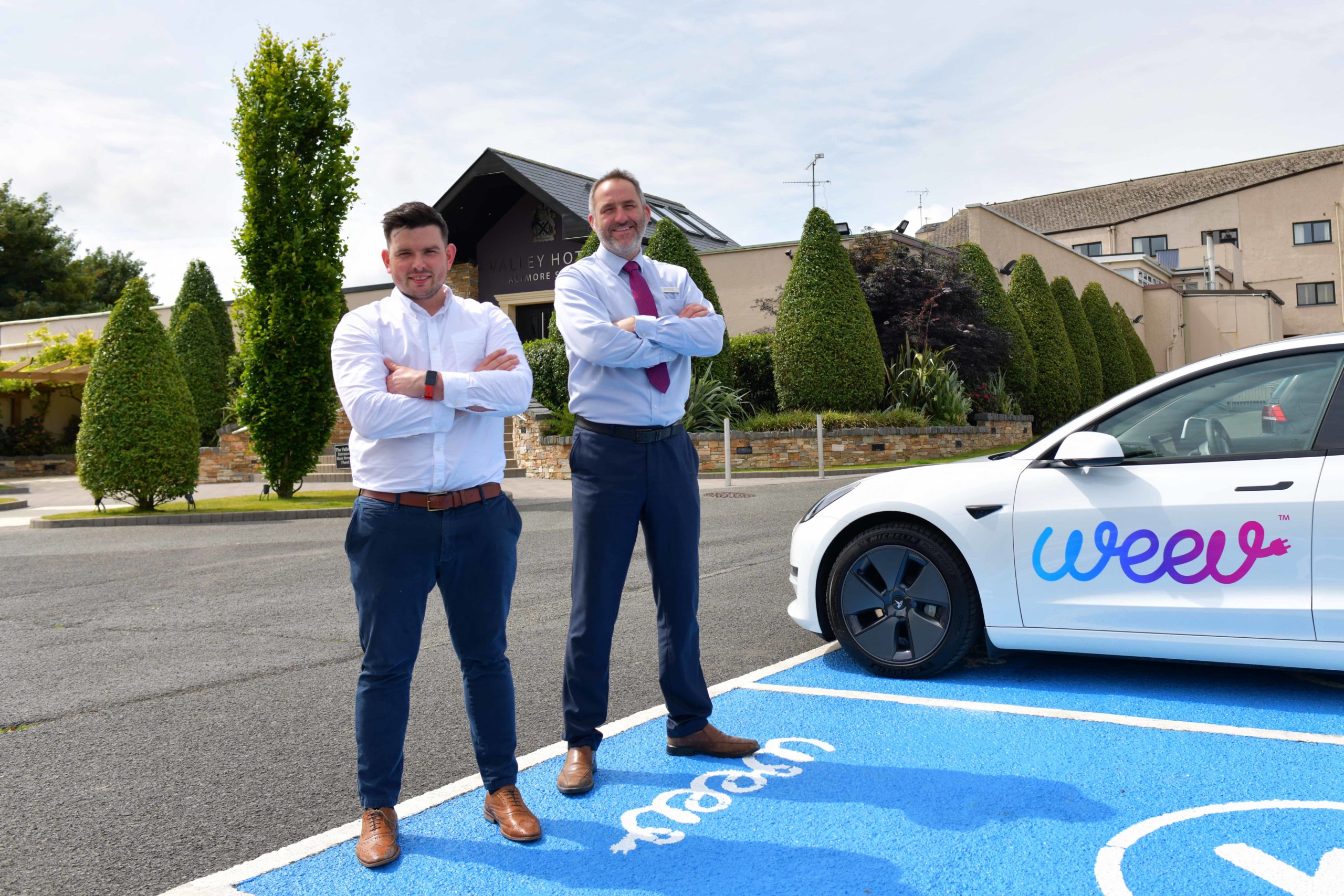 Weev installs new electric vehicle charging points at Valley Hotel as part of Northern Ireland network expansion