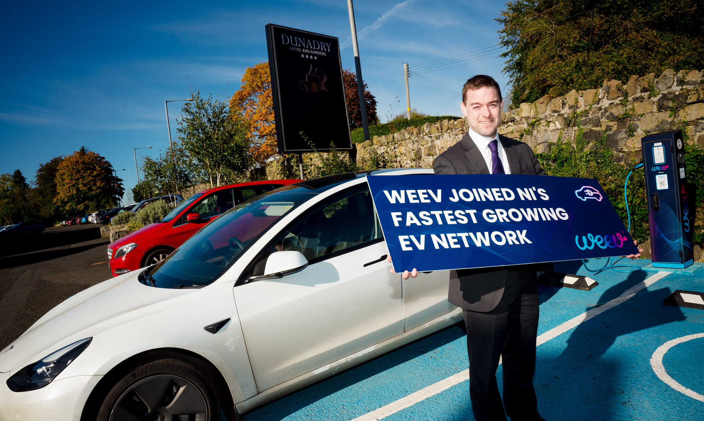 Weev installs EV charging points at The Dunadry Hotel as part of network expansion