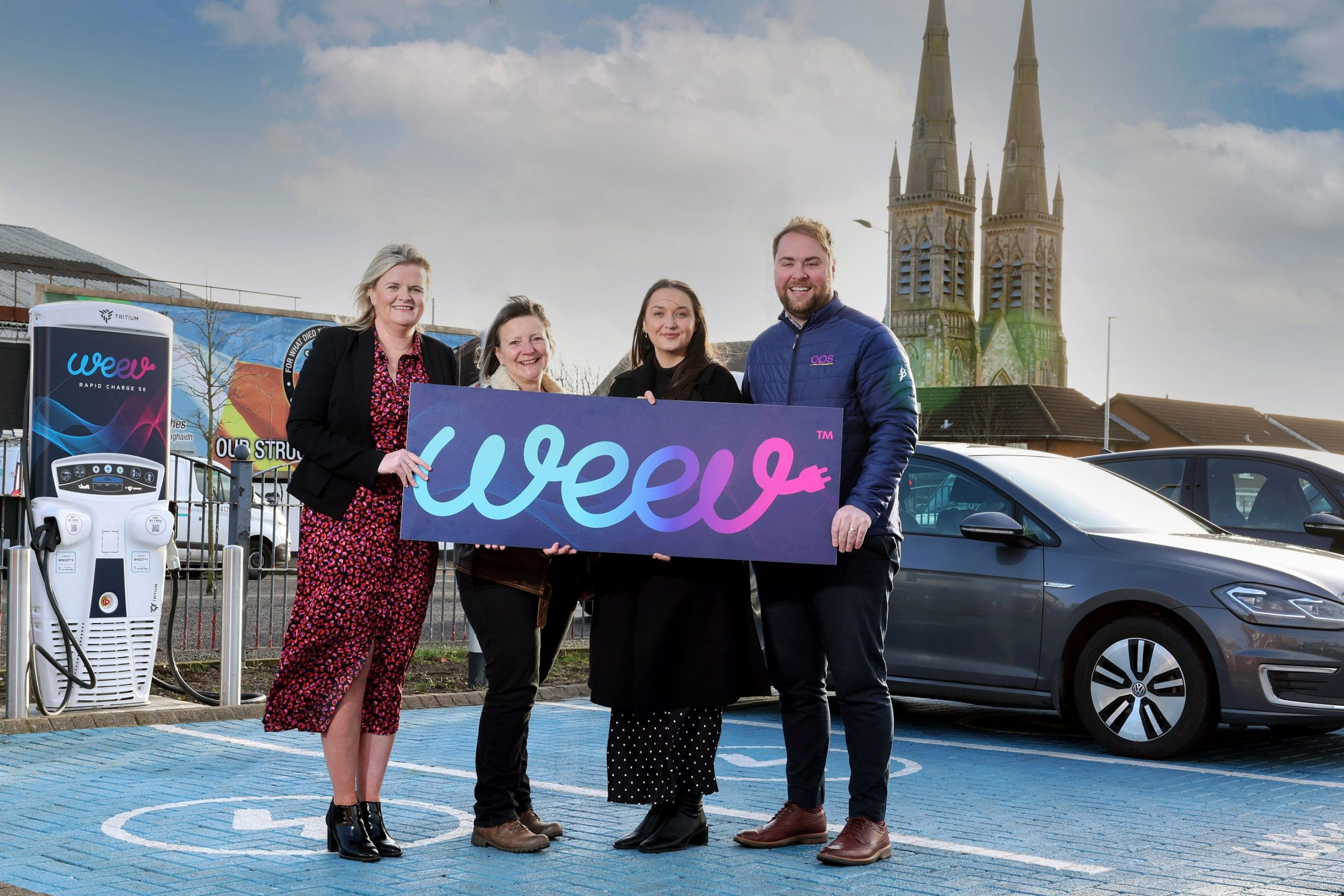 Weev officially opens Belfast’s first public multiple device rapid charging hub