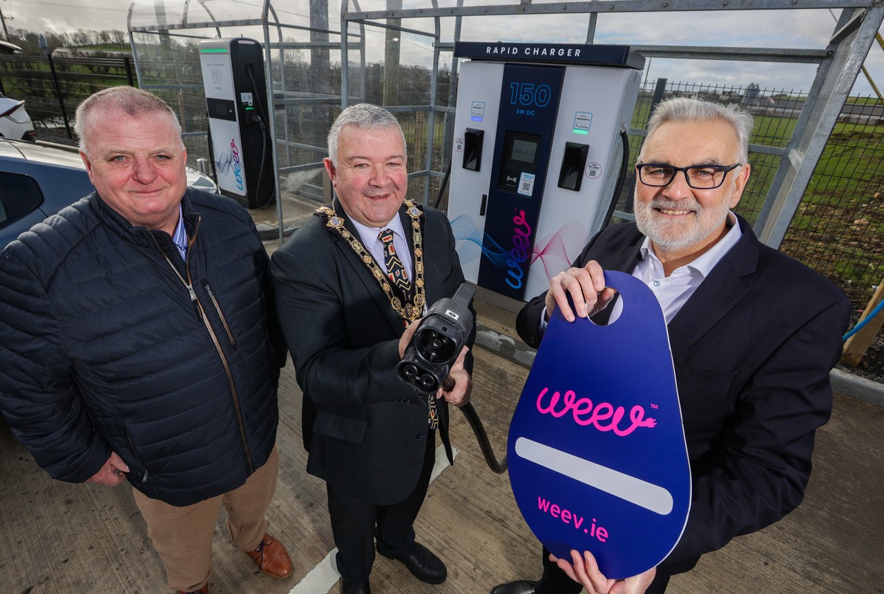 Weev reveals Northern Ireland’s greenest ultra-rapid EV charging hub