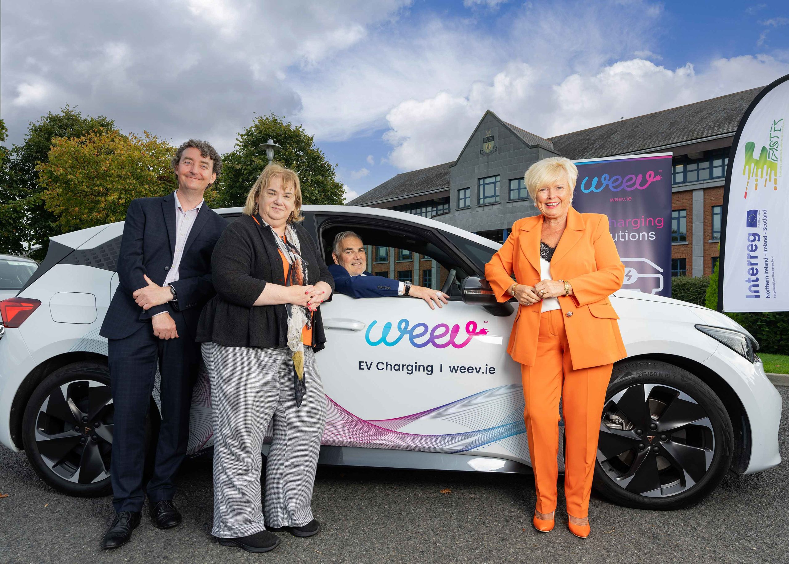 Weev appointed to deliver 25 new rapid electric vehicle chargers in the border region as part of the FASTER Project
