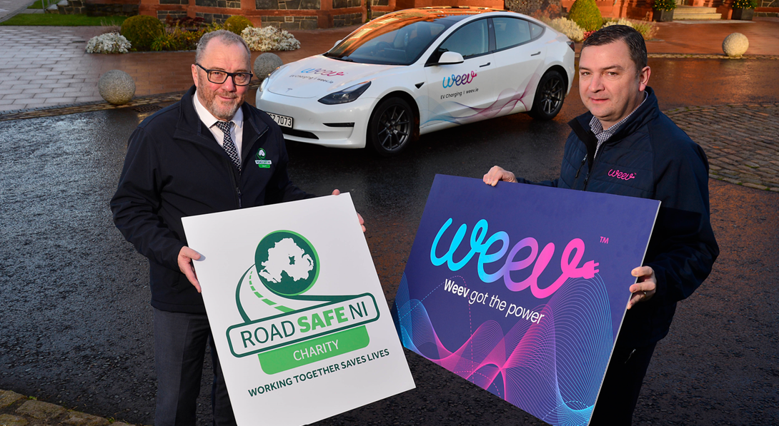 Weev and Road Safe NI Pioneer Electric Vehicle  Education Programme